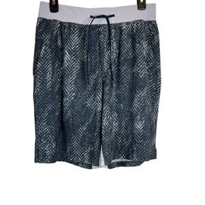 Lululemon 11" T.H.E. Short Style: M7AAUS in Black & White Men's Medium